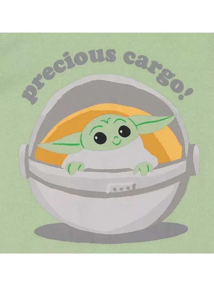 Комплект для мальчиков Baby Boys Yoda: боди, футболка и штаны (4 предмета) Star Wars — изображение 8 из 11
