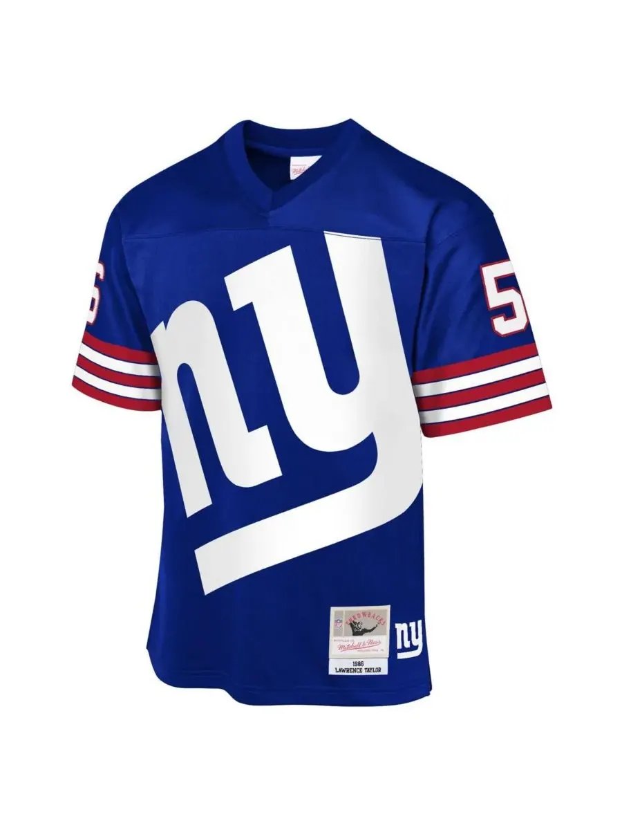 Детская футболка Лоуренса Тейлора Рояла из команды New York Giants, выпущенная в 1986 году, в стиле — изображение 2 из 3