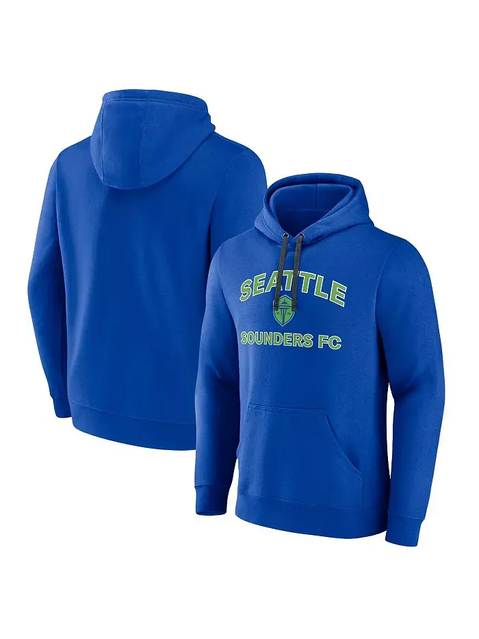 Мужской синий худи Seattle Sounders FC Heart & Soul Fanatics — изображение 1 из 3