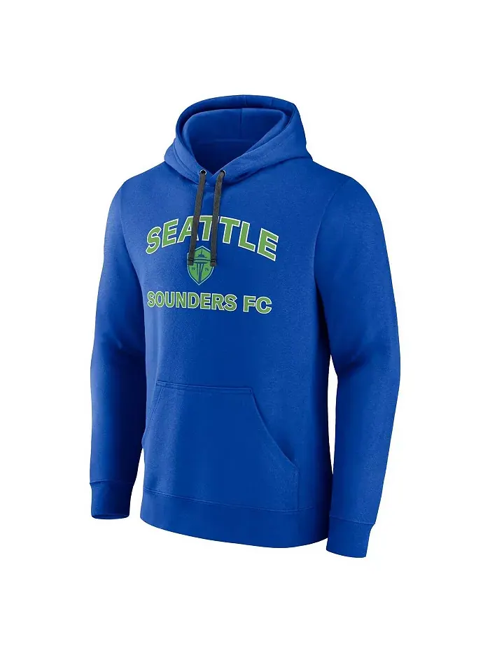 Мужской синий худи Seattle Sounders FC Heart & Soul Fanatics — изображение 2 из 3