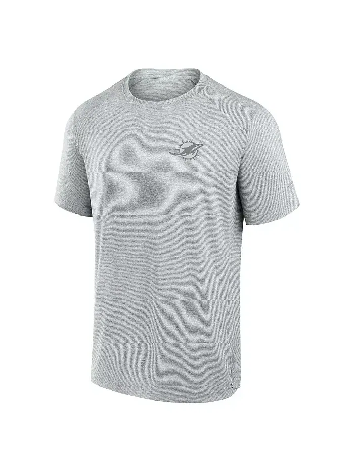 Мужская серая футболка Miami Dolphins Front Office Tech Fanatics Signature — изображение 2 из 3