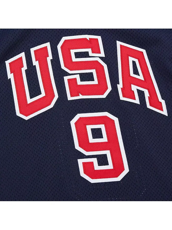 Мужская баскетбольная майка Vince Carter Navy USA 2000 года, подлинная Mitchell & Ness — изображение 4 из 4