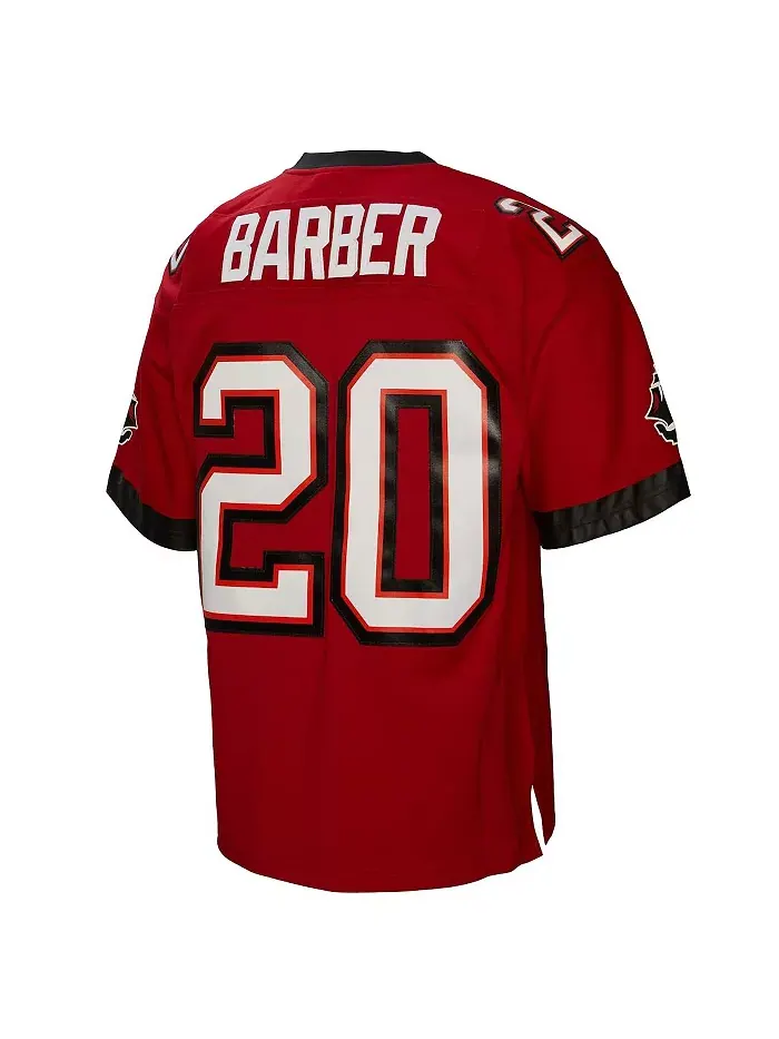 Мужская футболка Ronde Barber Red Tampa Bay Buccaneers 2002 Legacy Retired Player Mitchell & Ness — изображение 3 из 3