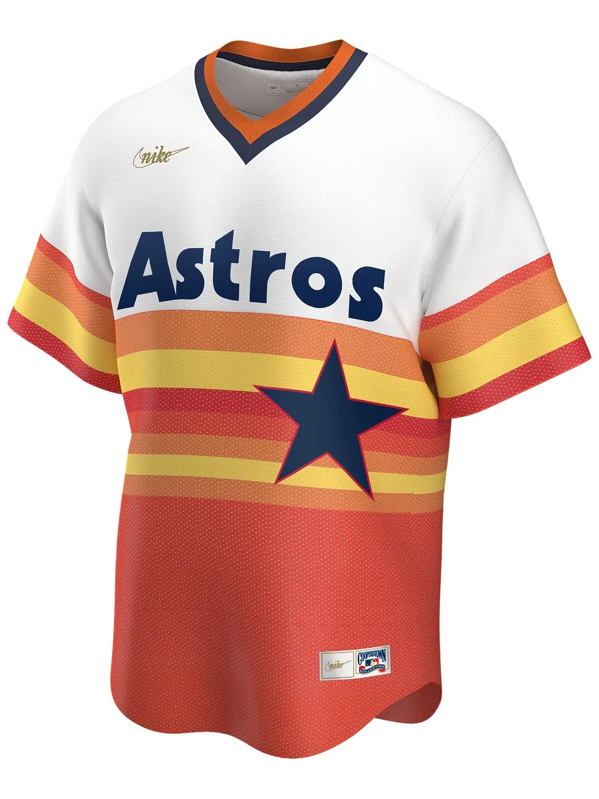 Футболка Nike Men's Craig Biggio Houston Astros Coop Player — изображение 2 из 2, оранжевый