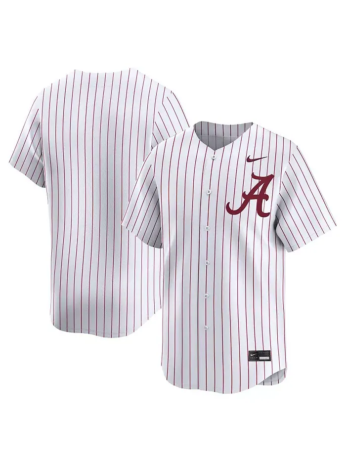 Мужская белая бейсбольная джерси Alabama Crimson Tide College Limited Nike — изображение 1 из 3