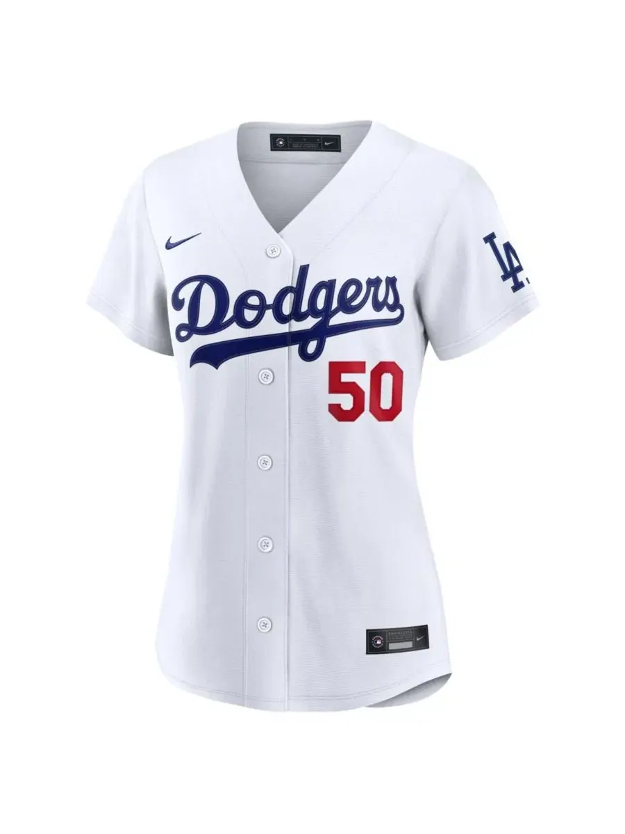 Домашний стадионный джерси Mookie Betts Los Angeles Dodgers Nike — изображение 2 из 3, белый