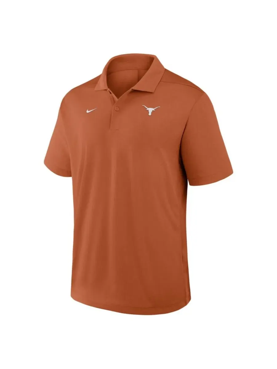 Поло Nike с технологией Dri-FIT, с вышитым логотипом команды — изображение 2 из 4, оранжевый