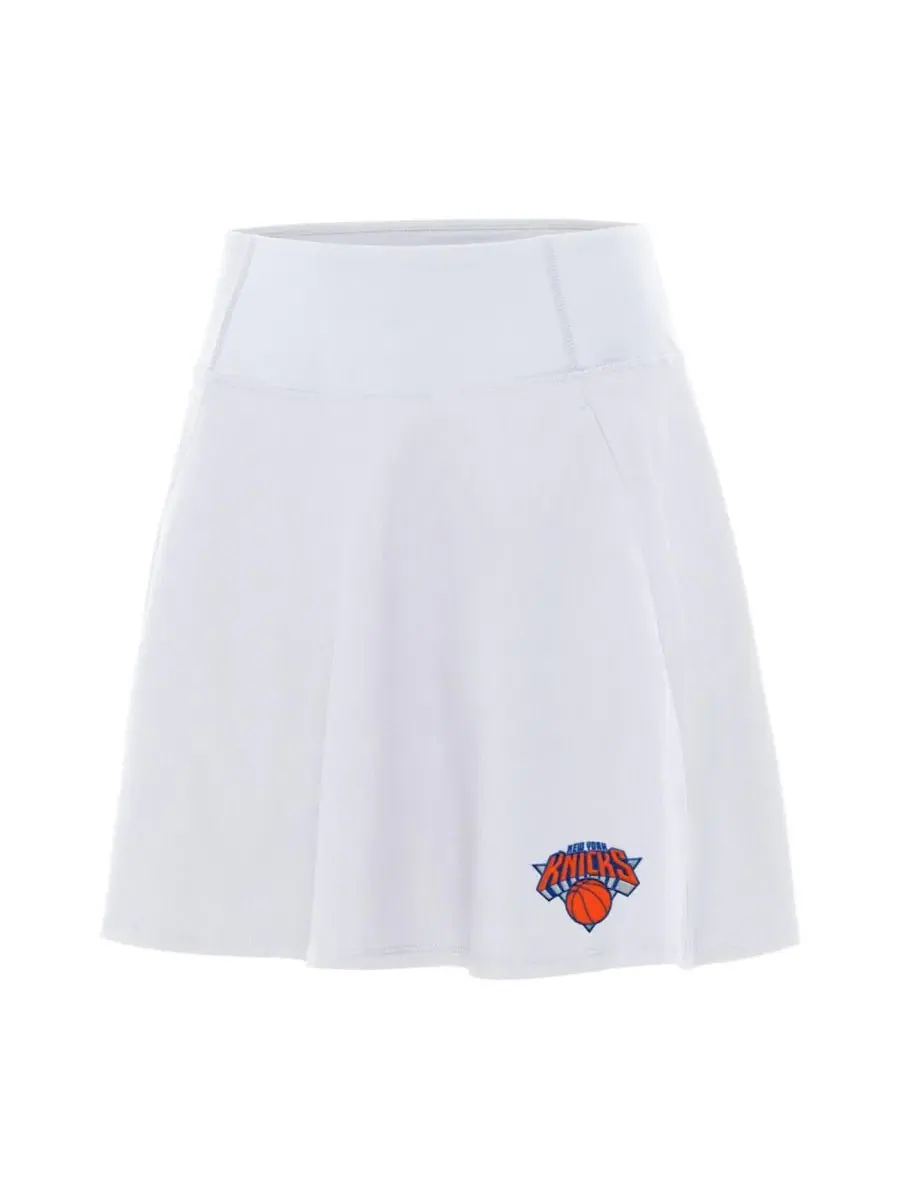 Спортивная юбка-шорты с принтом New York Knicks Antigua — белый