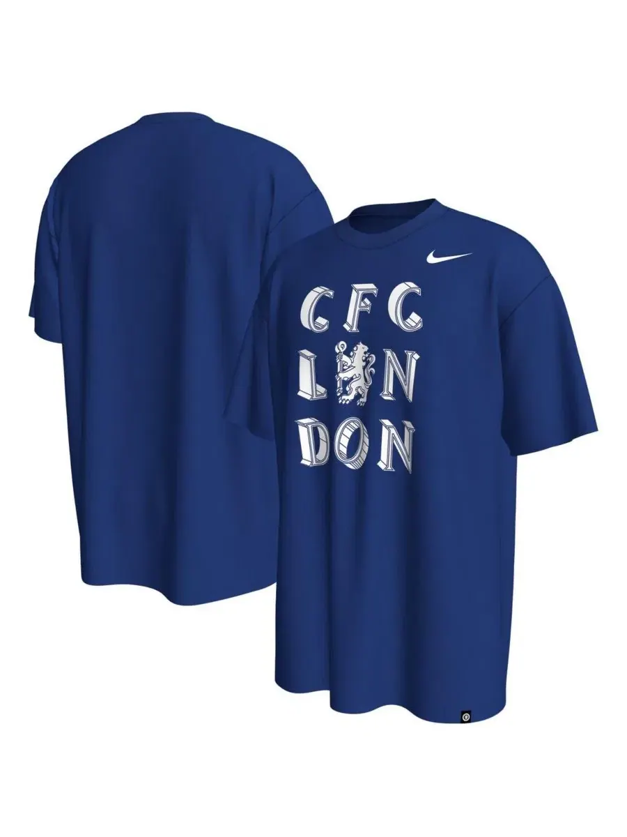Футболка Chelsea London с коротким рукавом Nike — изображение 1 из 3, синий