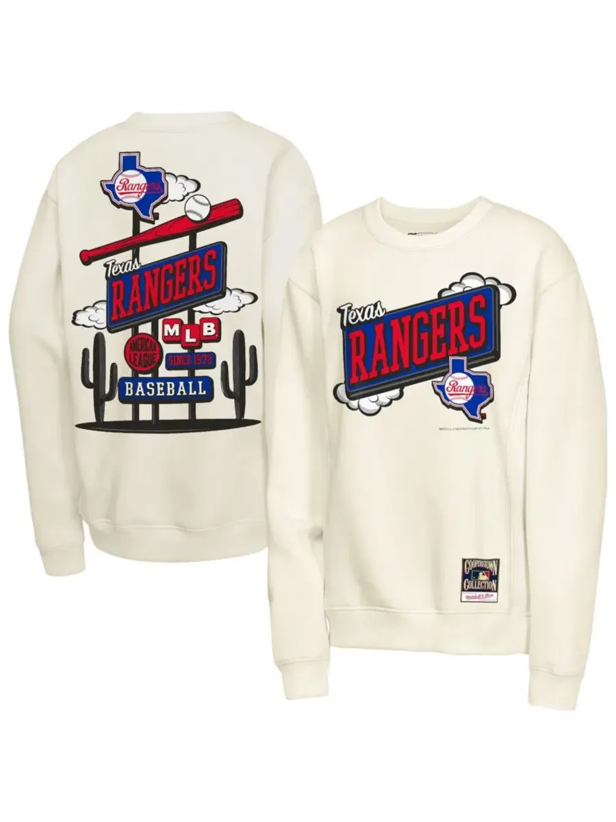 Свитшот с принтом Retro Billboard Mitchell & Ness — изображение 1 из 3, прозрачный