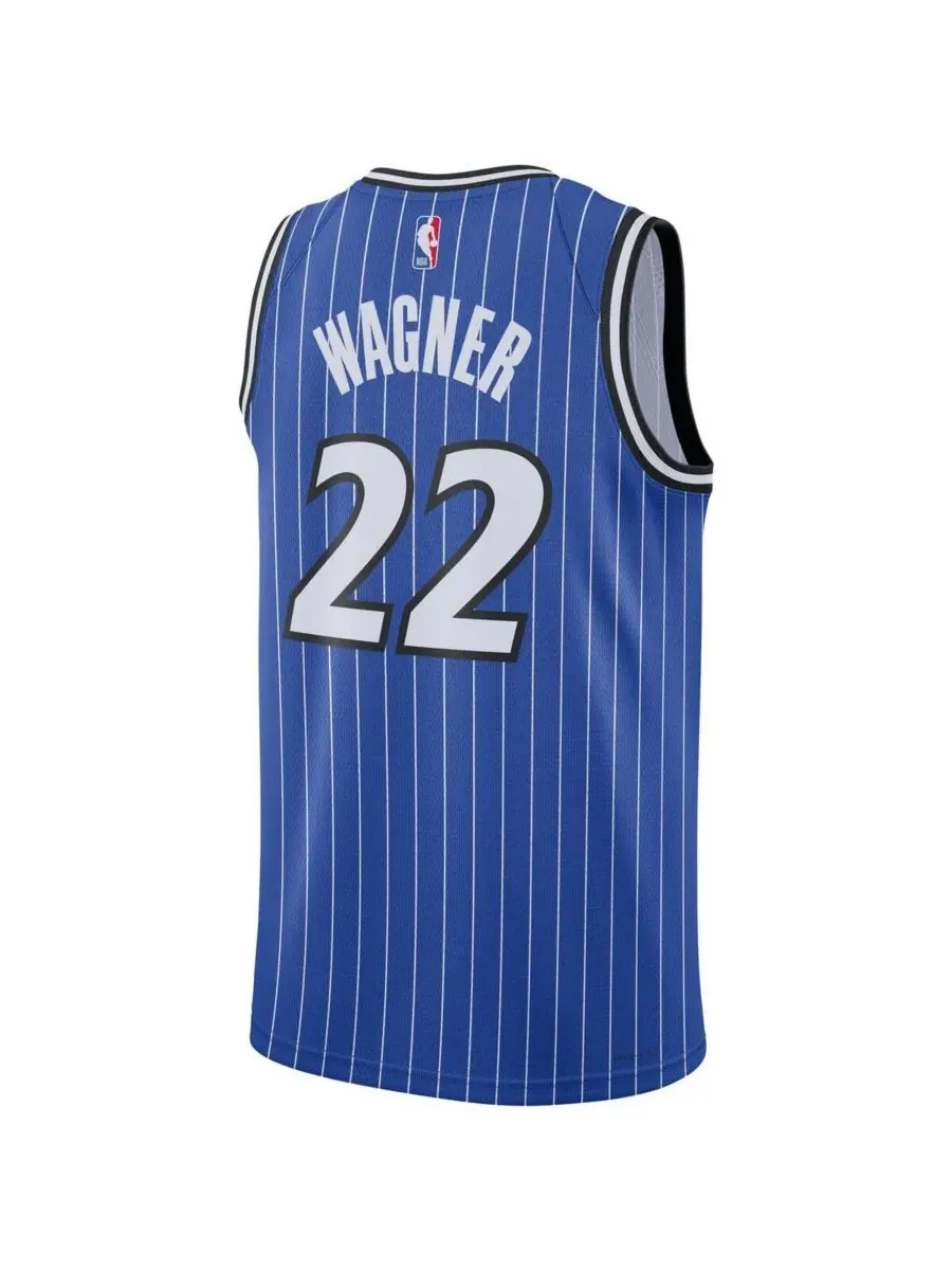 Nike Мужская и женская синяя футболка Франца Вагнера Orlando Magic Swingman Player Icon Edition — изображение 2 из 3, синий