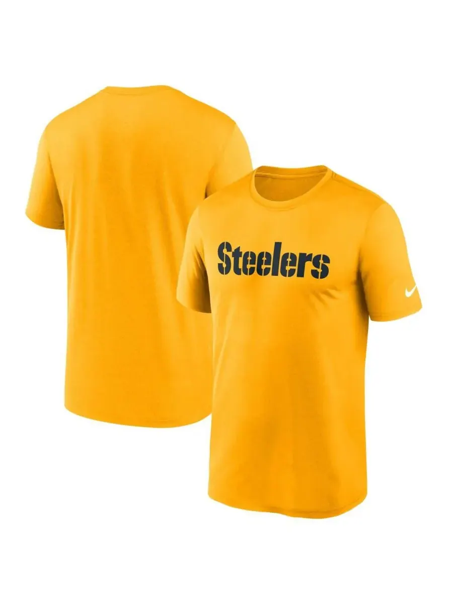 Мужская золотая футболка Pittsburgh Steelers Primetime Legend Performance Nike — изображение 1 из 3, золото