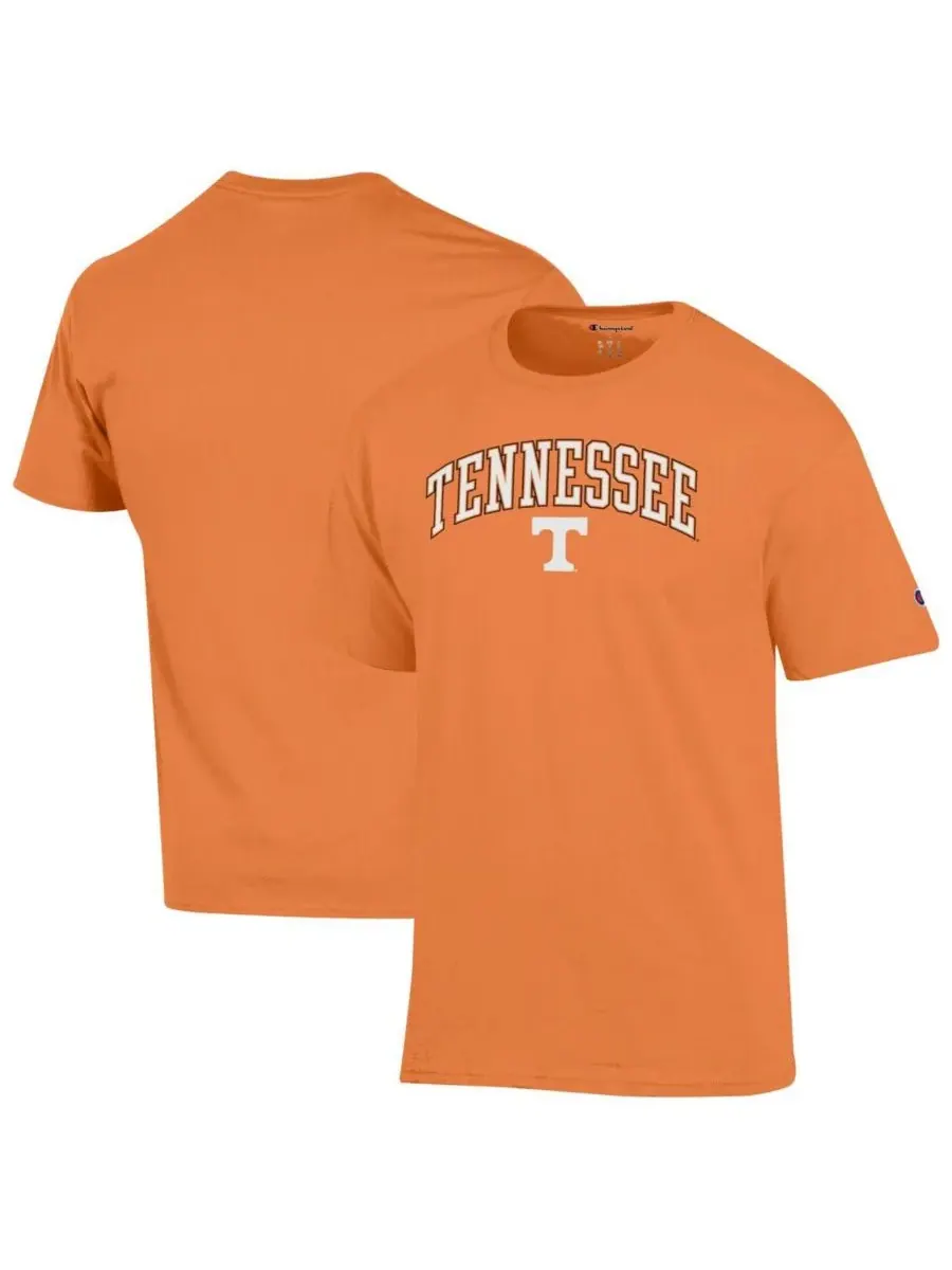 Champion Мужская оранжевая футболка Tennessee Volunteers с арочным логотипом — изображение 1 из 3, оранжевый