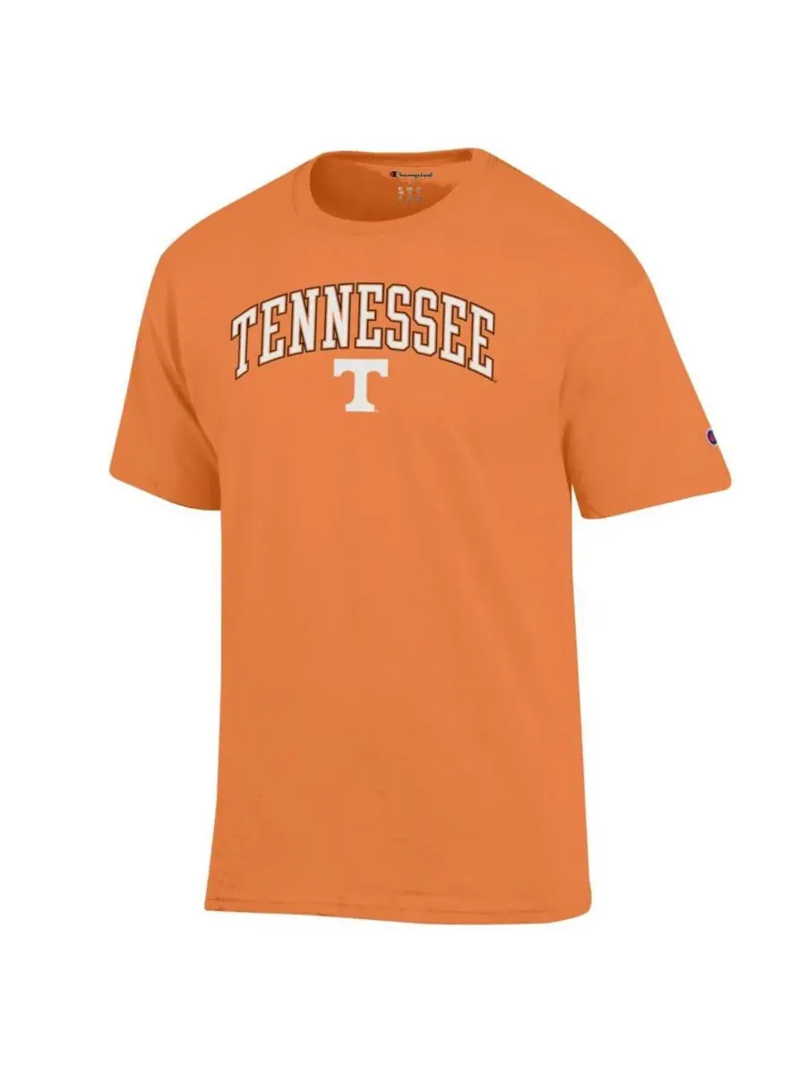 Champion Мужская оранжевая футболка Tennessee Volunteers с арочным логотипом — изображение 2 из 3, оранжевый