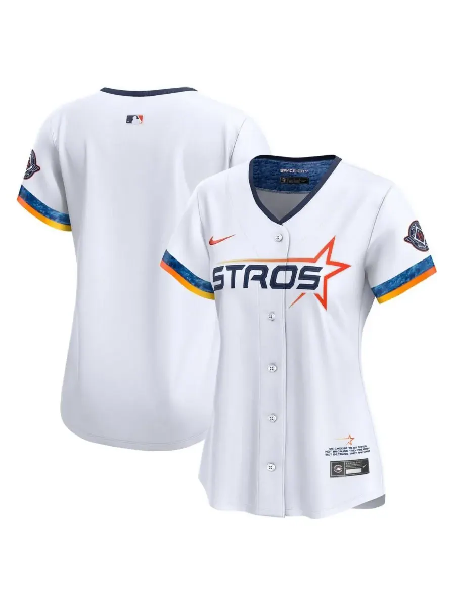 Nike Женская белая футболка Houston Astros 2025 City Connect Limited — изображение 1 из 3, белый