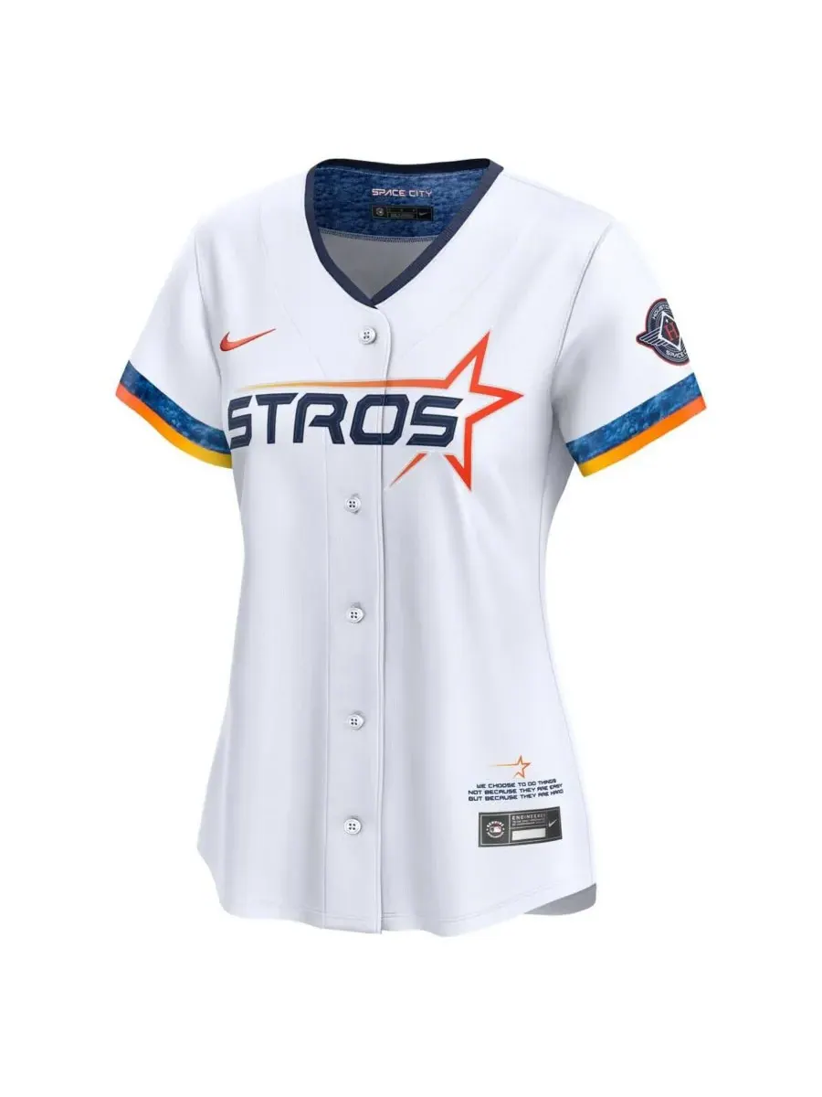 Nike Женская белая футболка Houston Astros 2025 City Connect Limited — изображение 2 из 3, белый