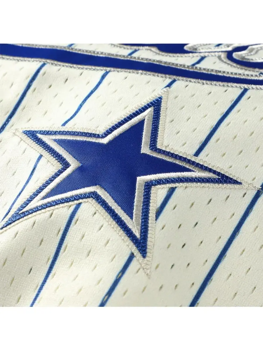 Mitchell & Ness Мужская бейсбольная майка Emmitt Smith кремового цвета с номером и сетчатой — изображение 2 из 4, бежевый