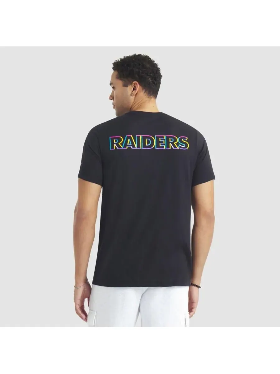 Nike Мужская черная футболка Las Vegas Raiders 2025 NFL Crucial Catch Tri-Blend Dri-FIT — изображение 2 из 5, черный