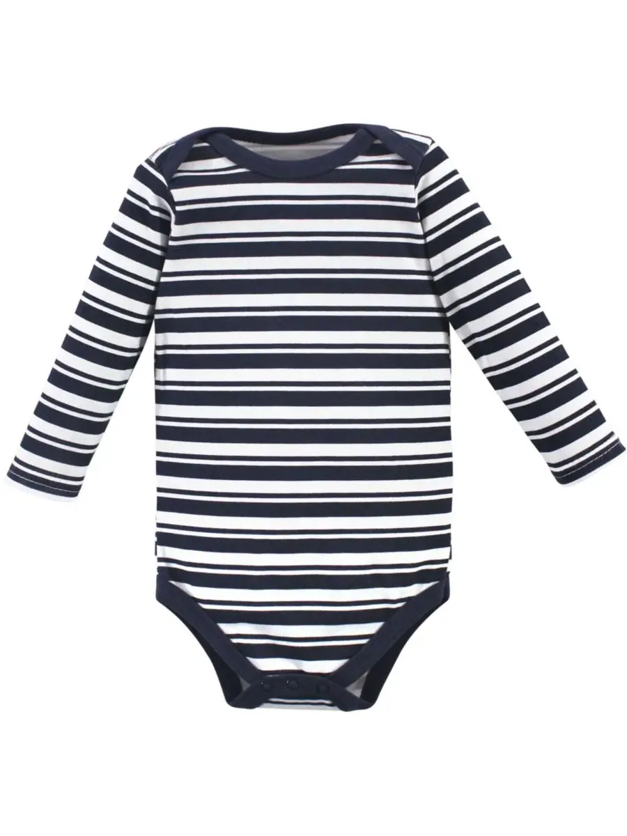 Комплект из 5 мягких хлопковых боди с длинными рукавами Hudson Baby, Basketball — изображение 4 из 4