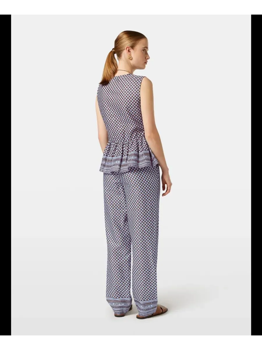 Женский топ Scotch and Soda с бантом SCOTCH & SODA, Block Print — изображение 2 из 3