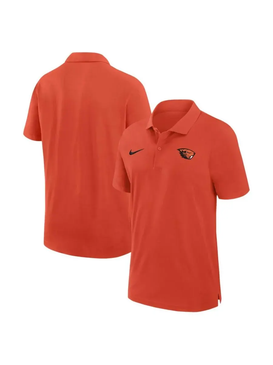 Nike Мужская оранжевая футболка-поло Oregon State Beavers Performance — изображение 1 из 3, оранжевый