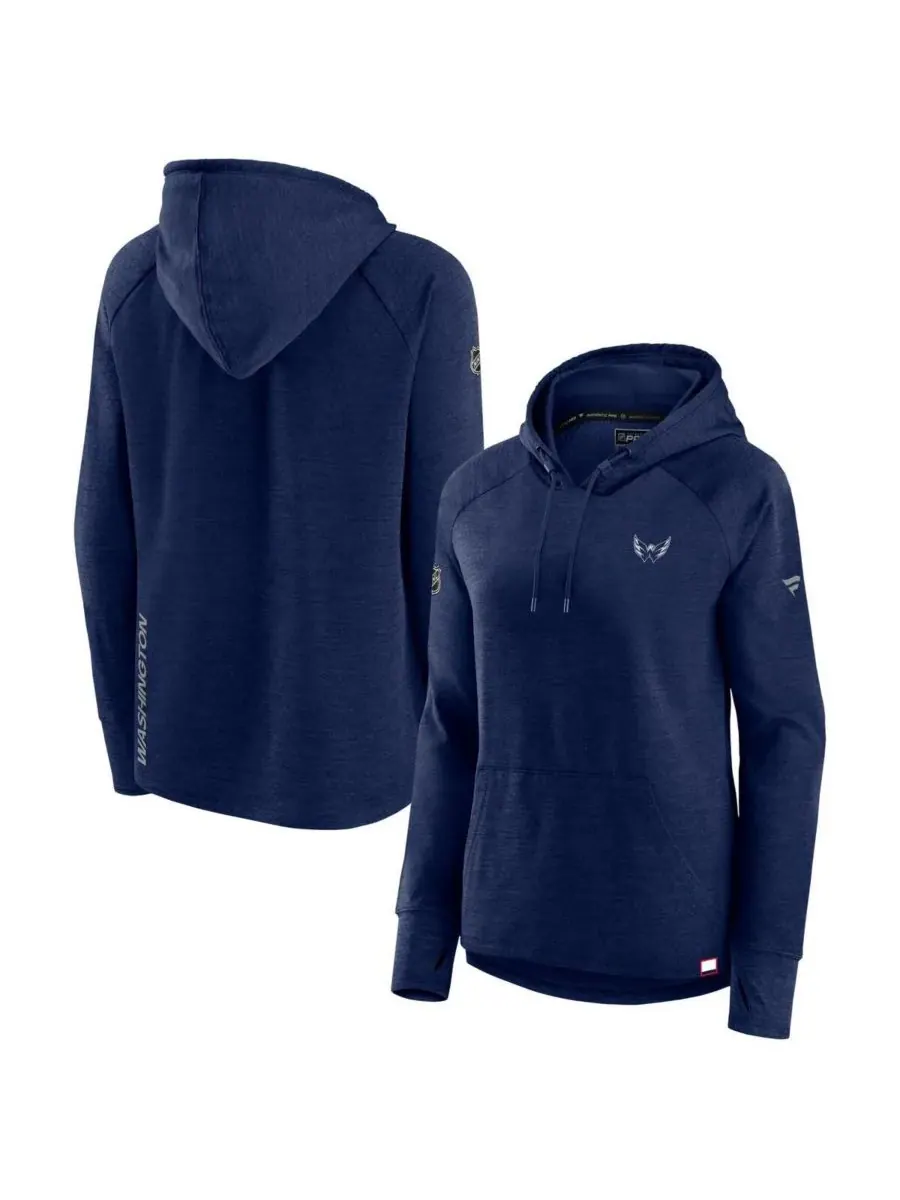 Fanatics Женская толстовка с капюшоном Washington Capitals Authentic Pro Pullover Hoodie — изображение 1 из 3, темно-синий