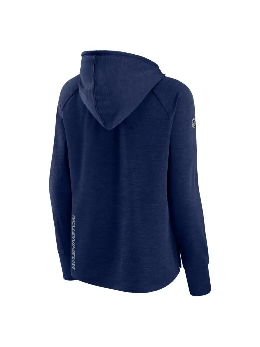 Fanatics Женская толстовка с капюшоном Washington Capitals Authentic Pro Pullover Hoodie — изображение 2 из 3, темно-синий