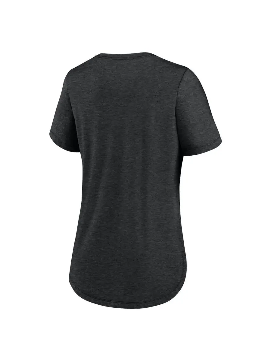 Nike Женская черная футболка Las Vegas Raiders Script Tri-Blend — изображение 3 из 3, черный