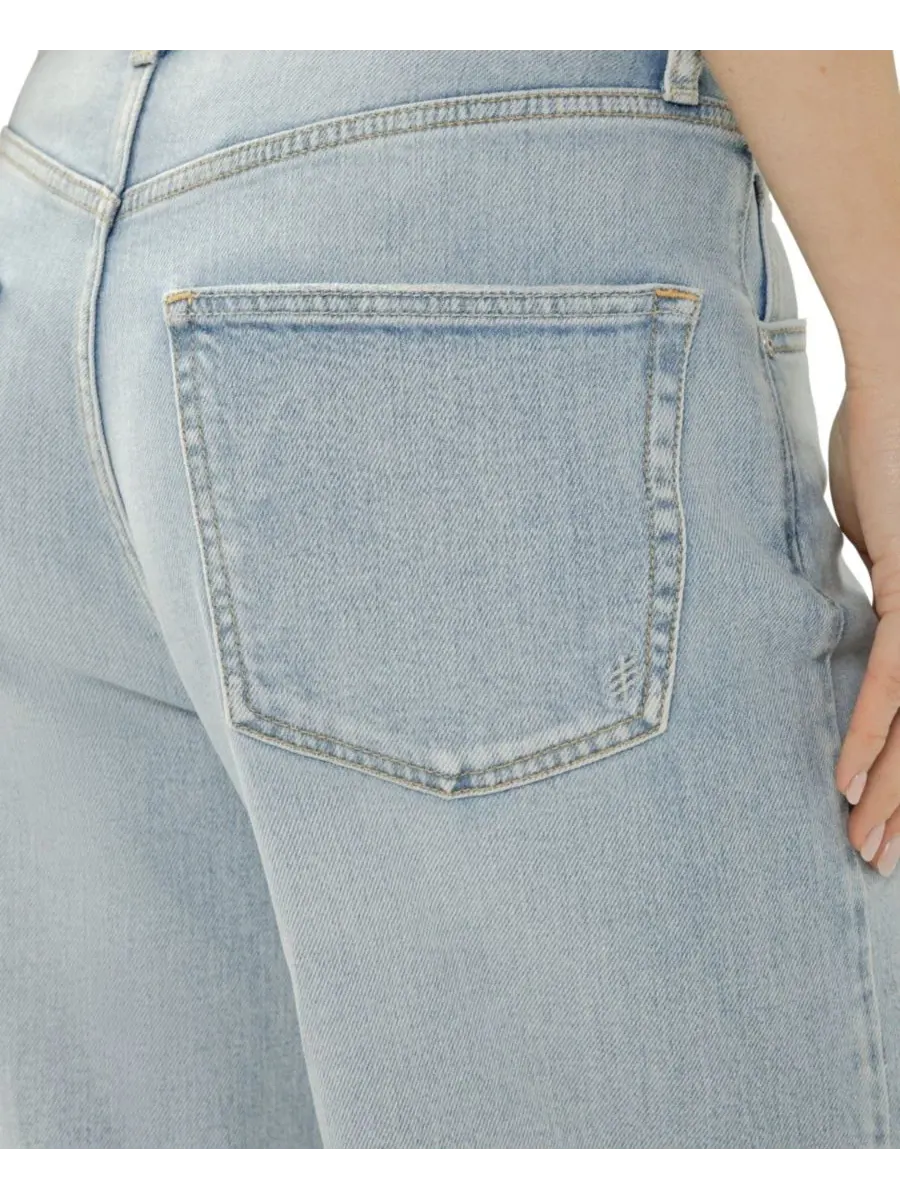 Женские укороченные джинсы Be Easy с высокой посадкой и широкими штанинами Silver Jeans Co., Malaga — изображение 5 из 6