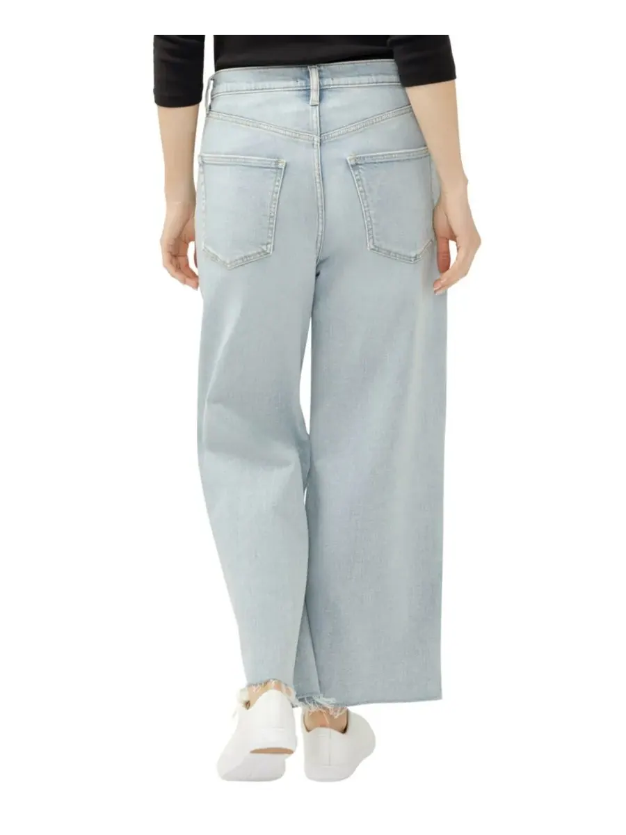 Женские укороченные джинсы Be Easy с высокой посадкой и широкими штанинами Silver Jeans Co., Malaga — изображение 6 из 6