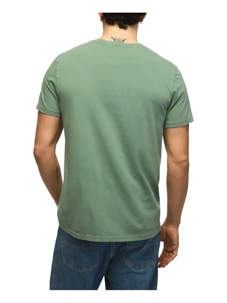 Футболка классического кроя с принтом Surfs Up Dirtbike Lucky Brand, Frosty Spruce — изображение 4 из 4