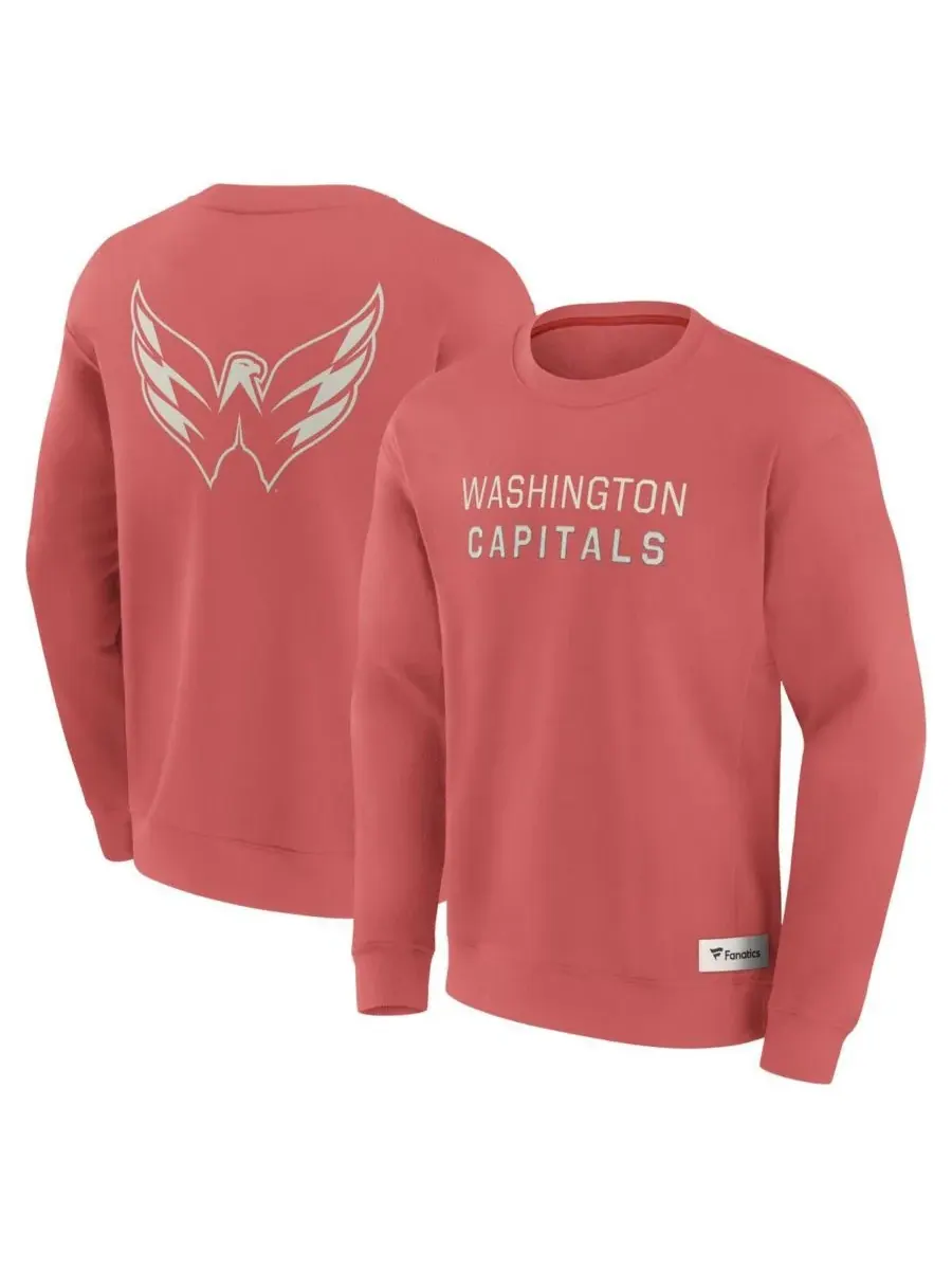 Fanatics Мужская красная толстовка Washington Capitals Elements Future Ground с надписью — изображение 1 из 3, красный