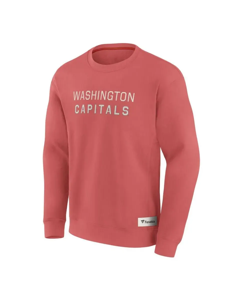 Fanatics Мужская красная толстовка Washington Capitals Elements Future Ground с надписью — изображение 2 из 3, красный