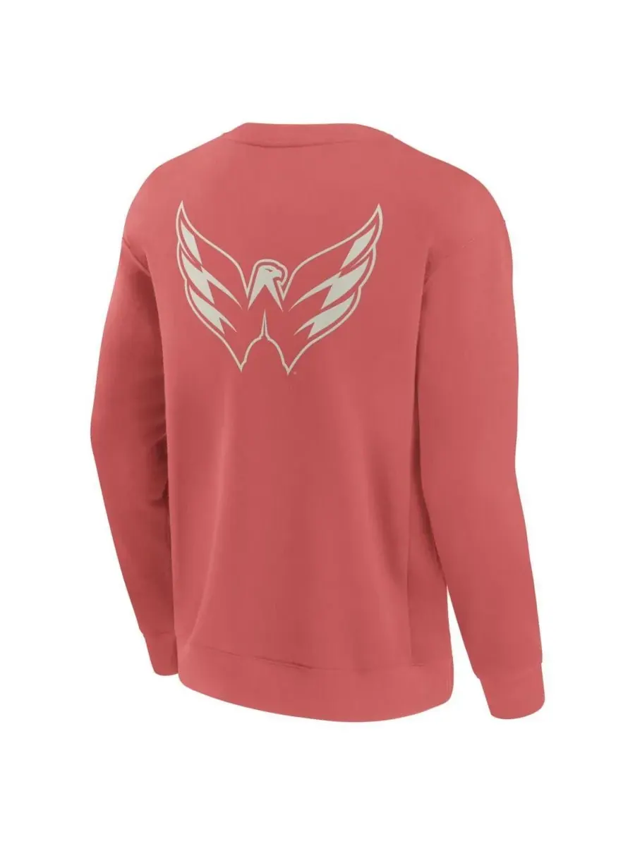 Fanatics Мужская красная толстовка Washington Capitals Elements Future Ground с надписью — изображение 3 из 3, красный