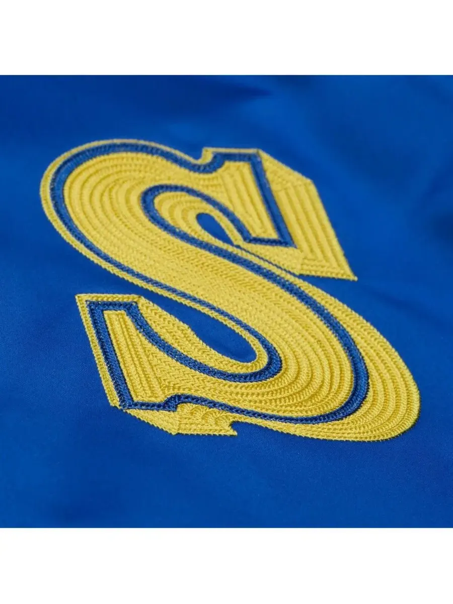 Мужская легкая атласная куртка Ken Griffey Jr. Royal Seattle Mariners Legends Collection с — изображение 3 из 5, королевский