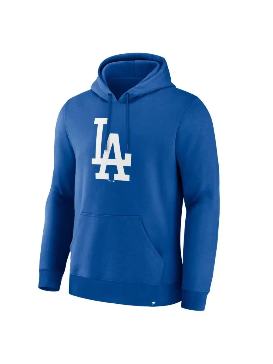 Мужская толстовка Royal Los Angeles Dodgers с основным логотипом Legacy Fanatics — изображение 2 из 3, королевский