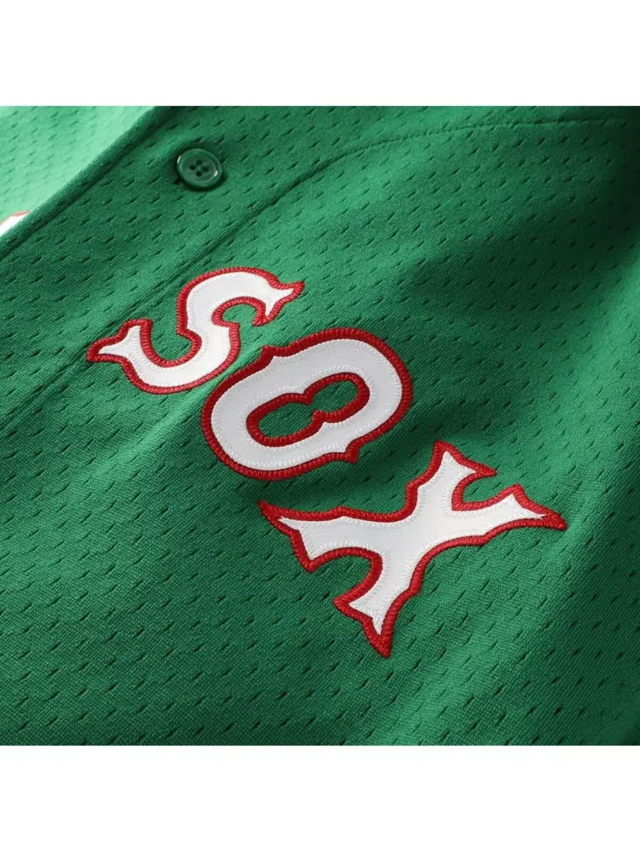 Мужская тренировочная футболка David Ortiz Kelly Green Boston Red Sox Big & Tall Cooperstown — изображение 3 из 4, зеленый