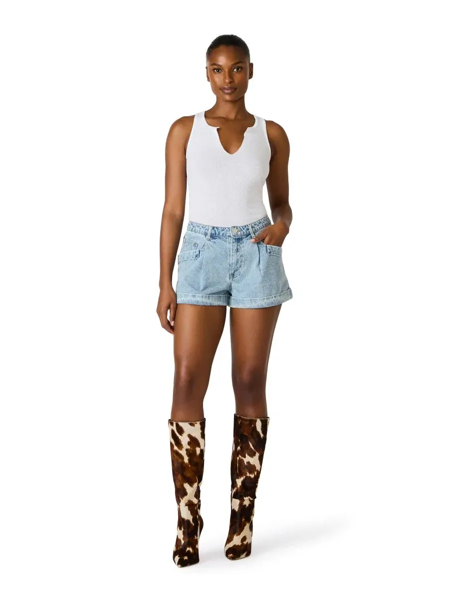 Женские шорты с высокой посадкой Steve Madden, Santa Monica Wash