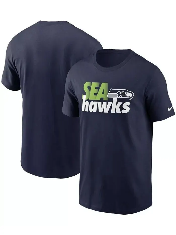 Мужская футболка команды Seattle Seahawks Hometown Collection Team Nike — изображение 1 из 3