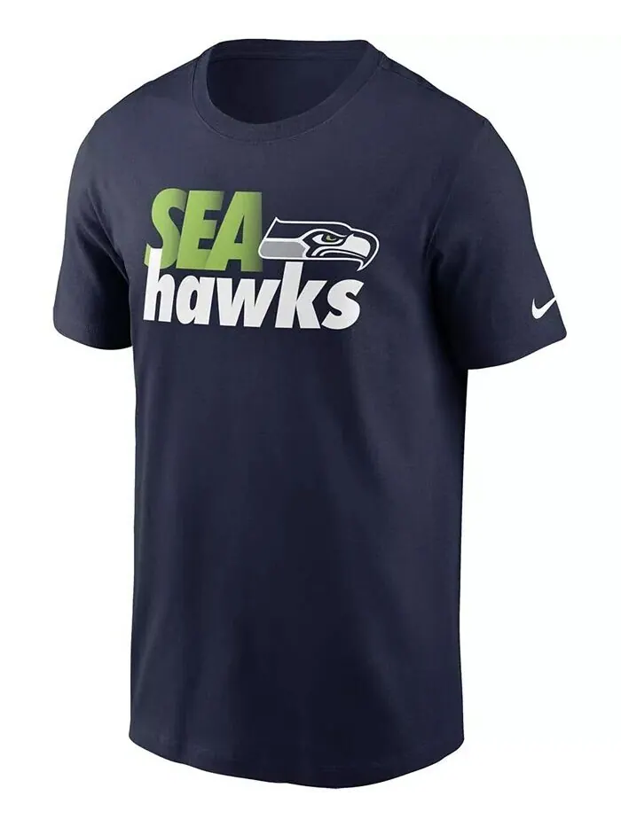 Мужская футболка команды Seattle Seahawks Hometown Collection Team Nike — изображение 2 из 3