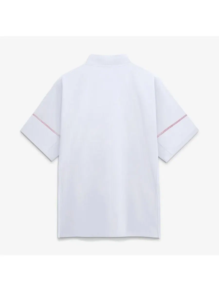 Куртка-тренч тренерская Nike Georgia Bulldogs 2026 Sideline Short Sleeve Quarter-Zip Coach Jacket — изображение 2 из 2, белый