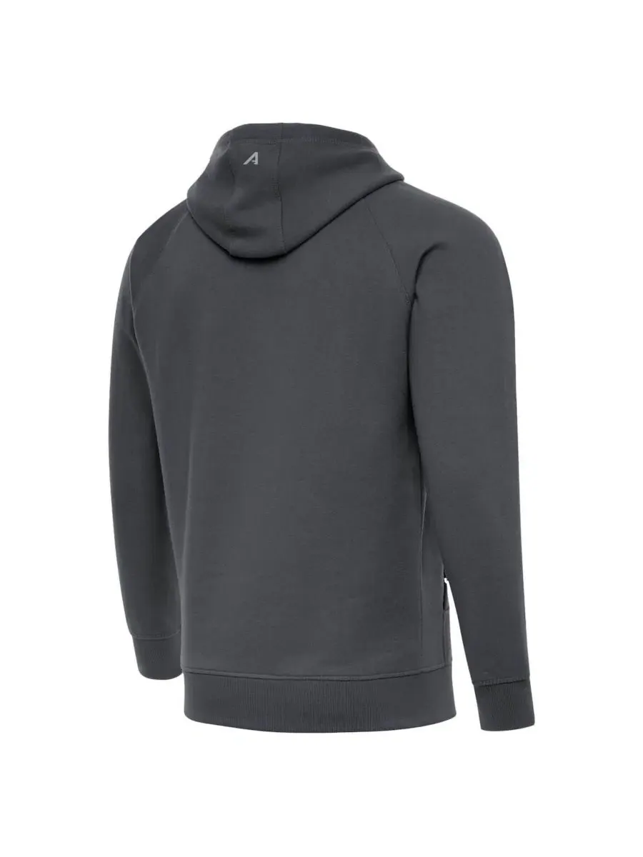 Худи мужское с длинным рукавом, с капюшоном, с принтом, Victory Pullover Antigua — изображение 3 из 4, темно-серый
