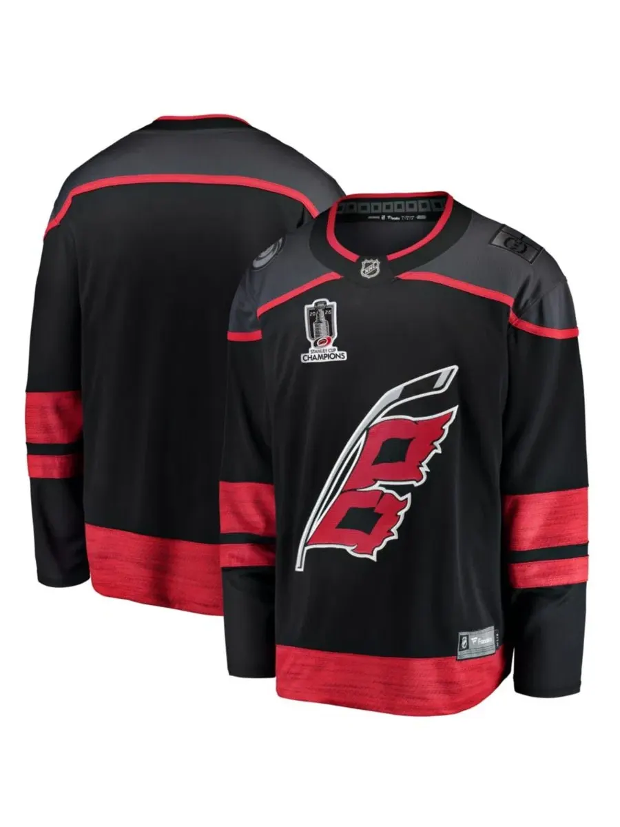 Джерси хоккейное с длинным рукавом 2026 Stanley Cup Champions Home Breakaway Fanatics — изображение 1 из 3, черный