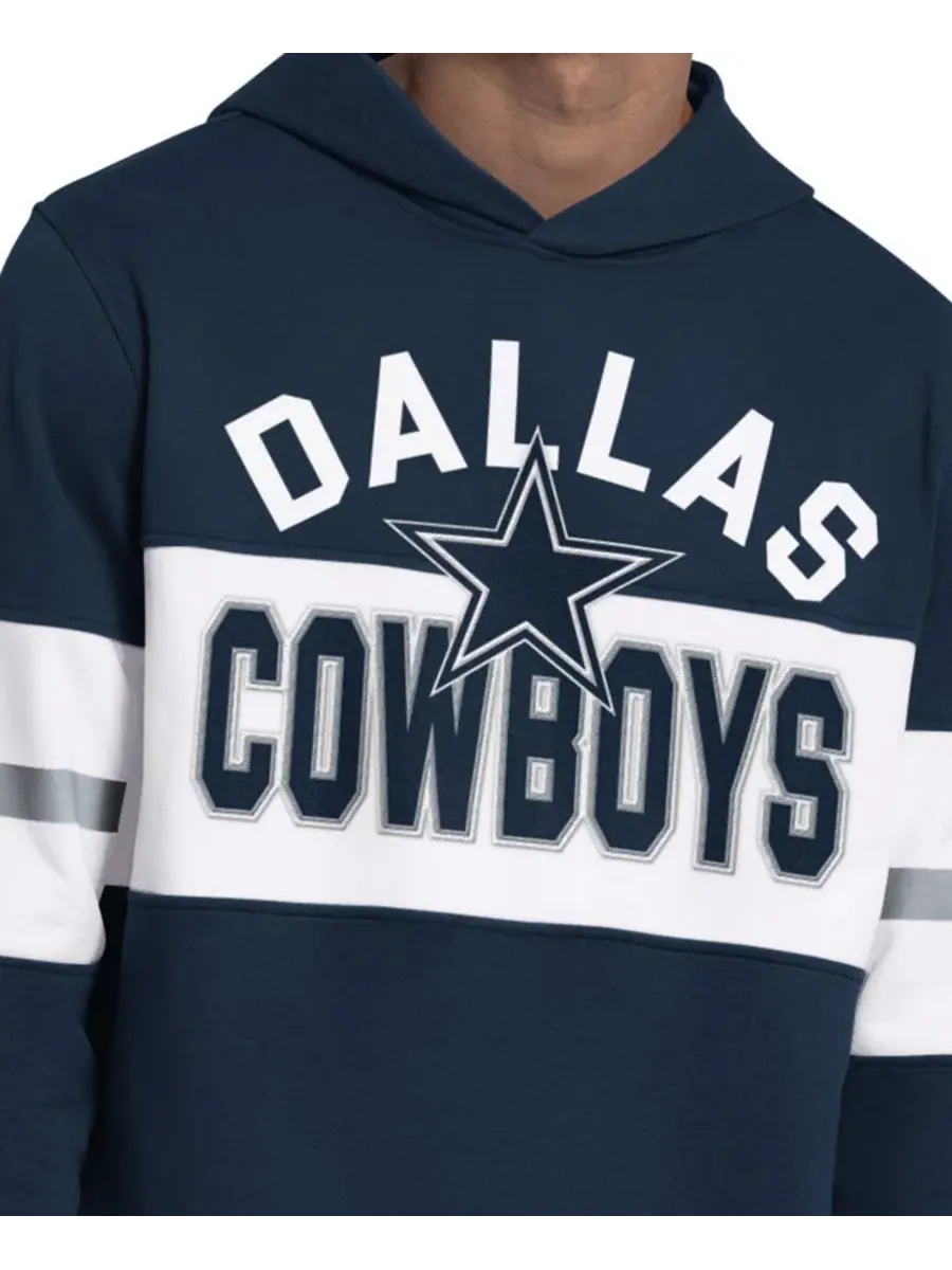 Худи с капюшоном Dallas Cowboys Fullback Jersey Starter — изображение 2 из 3, темно-синий
