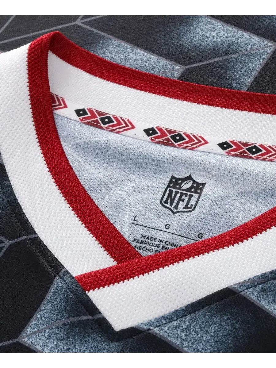 Детская футболка-поло с V-образным вырезом и принтом Arizona Cardinals Football x Football Fanatics — изображение 2 из 5