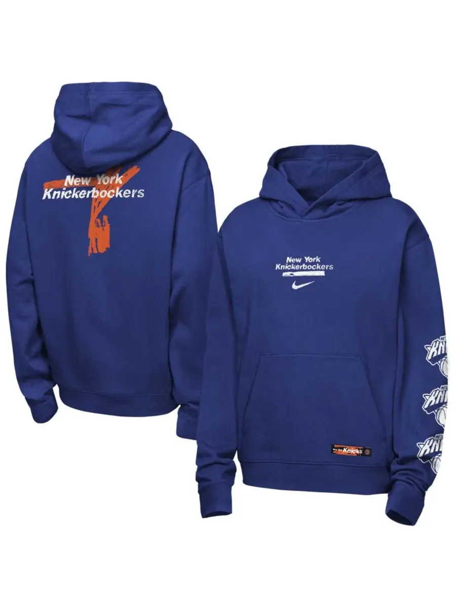 Худи с капюшоном Nike Courtside Club Premium — изображение 1 из 3, синий