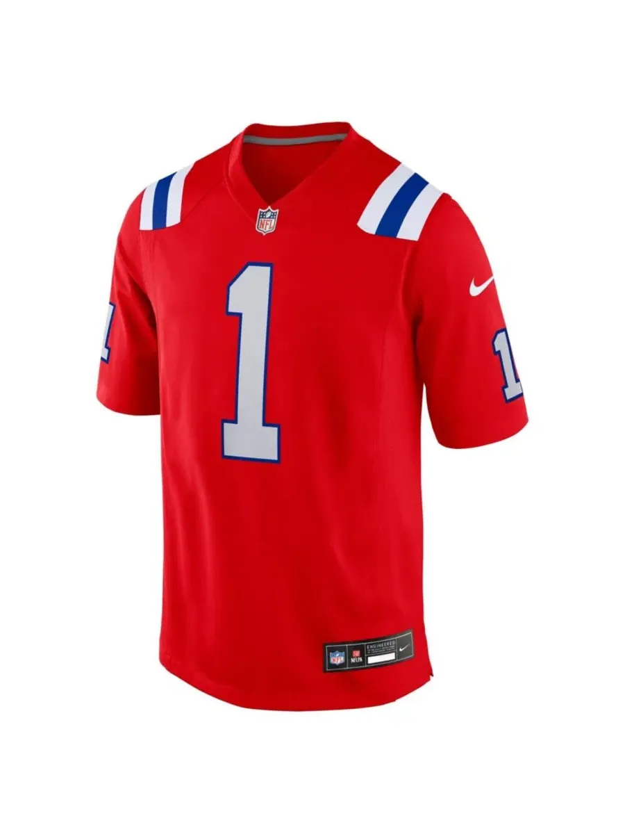 Футболка Nike A.J. Brown Game Jersey — изображение 5 из 5, красный