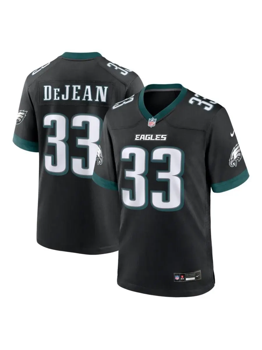 Игровая футболка Nike Cooper DeJean Philadelphia Eagles Alternate — изображение 1 из 3, черный