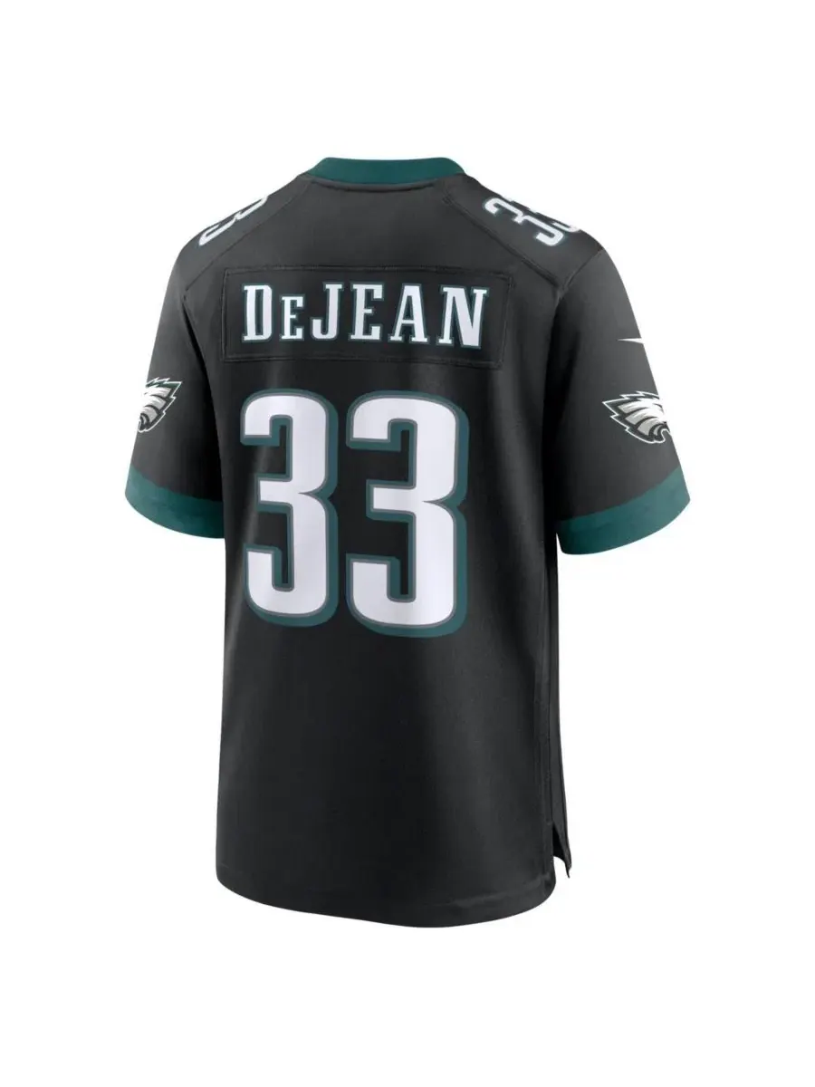 Игровая футболка Nike Cooper DeJean Philadelphia Eagles Alternate — изображение 3 из 3, черный