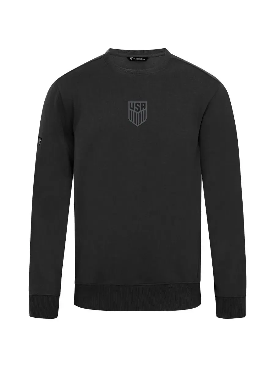 Свитшот с принтом Zane Chenille LevelWear — изображение 1 из 1, черный